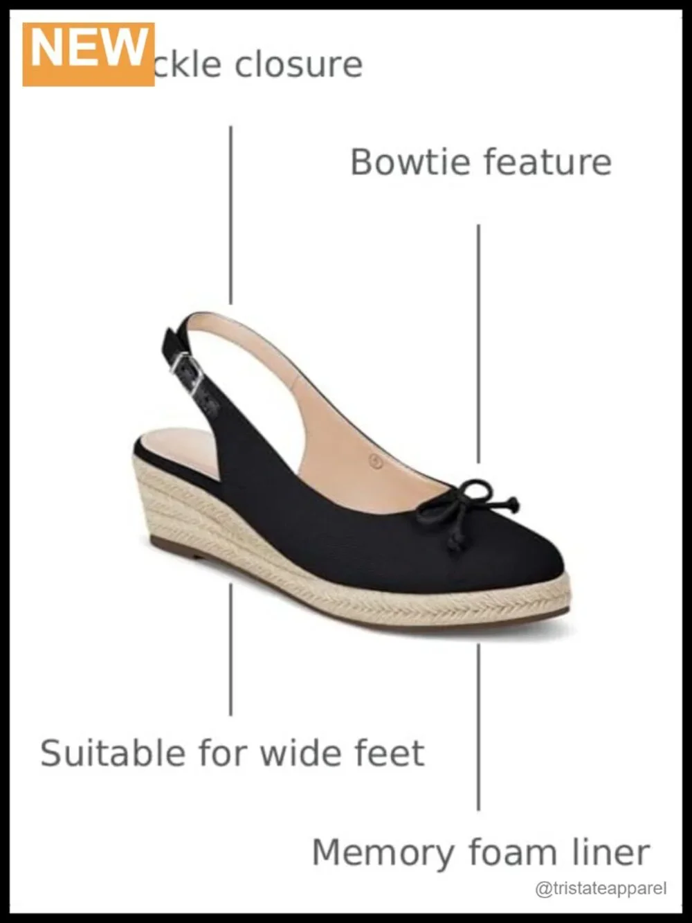 Espadrilles Wedges Shoes Platform Slingback Mid Low Heel Canvas Bow Dress